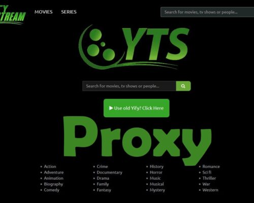 YIFY Proxy Sites List May 2@25