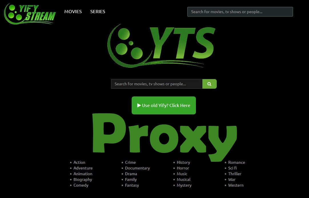 YIFY Proxy